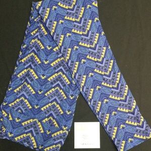 Blue and Yellow Lularoe TC leggings NWT